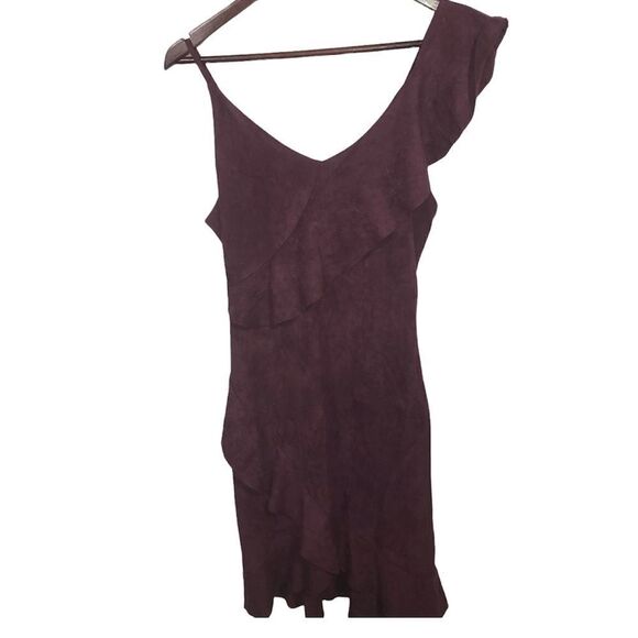 Luxe Apothetique Dresses & Skirts - Women's Luxe Apothetique Dark Purple Ruffle Dress